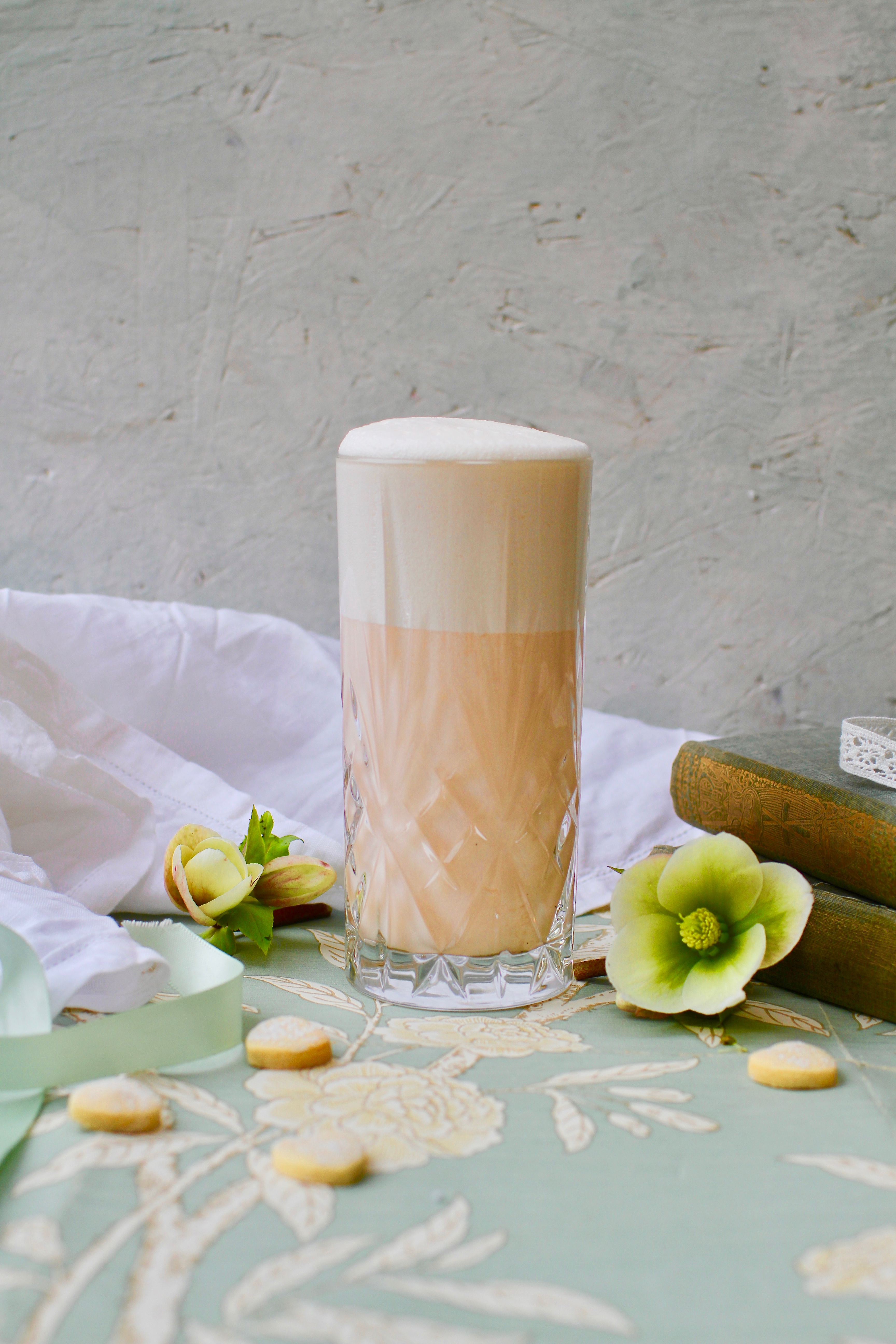 Rhubarb Ramos Gin Fizz