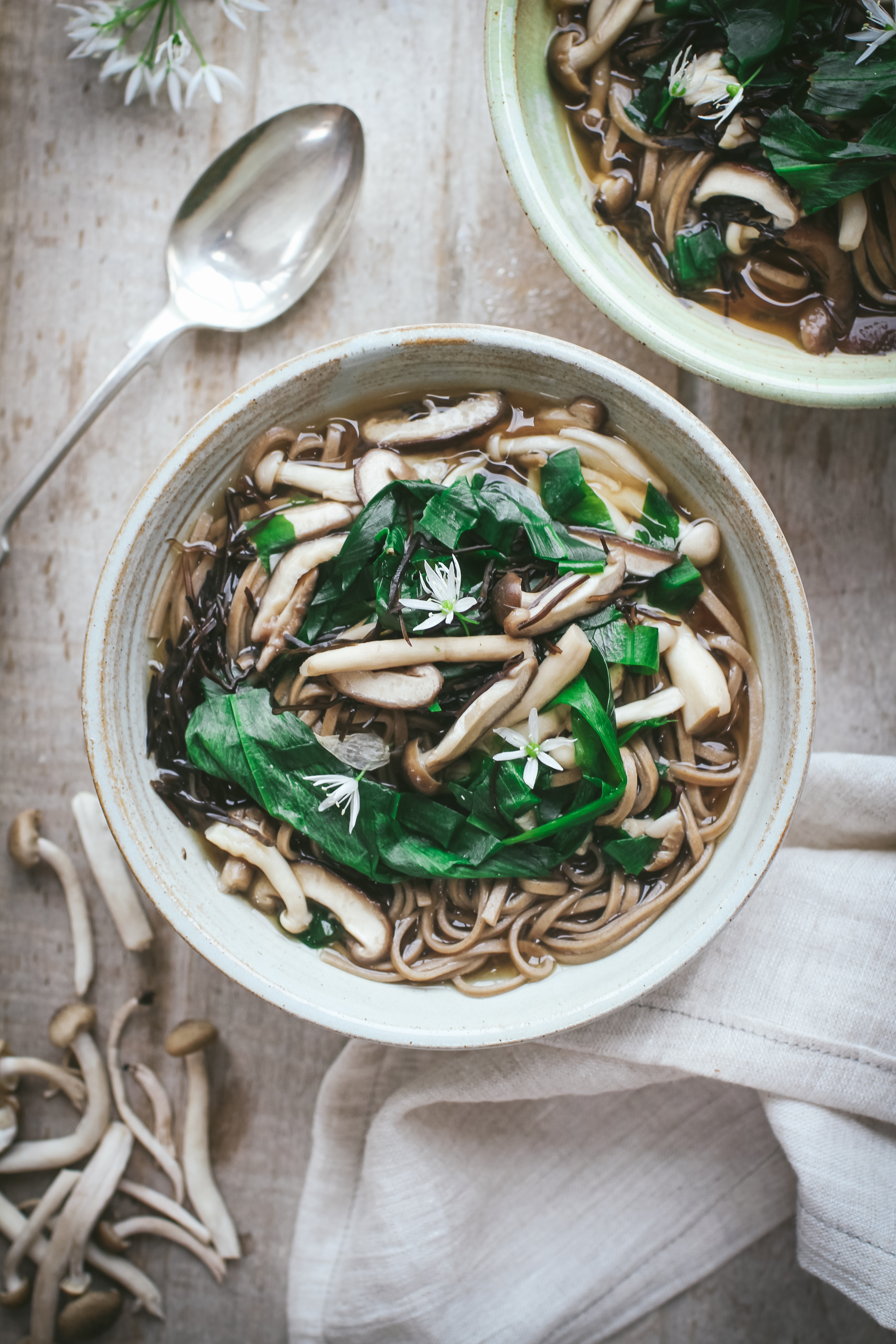 Wild Garlic & Mushroom Ramen